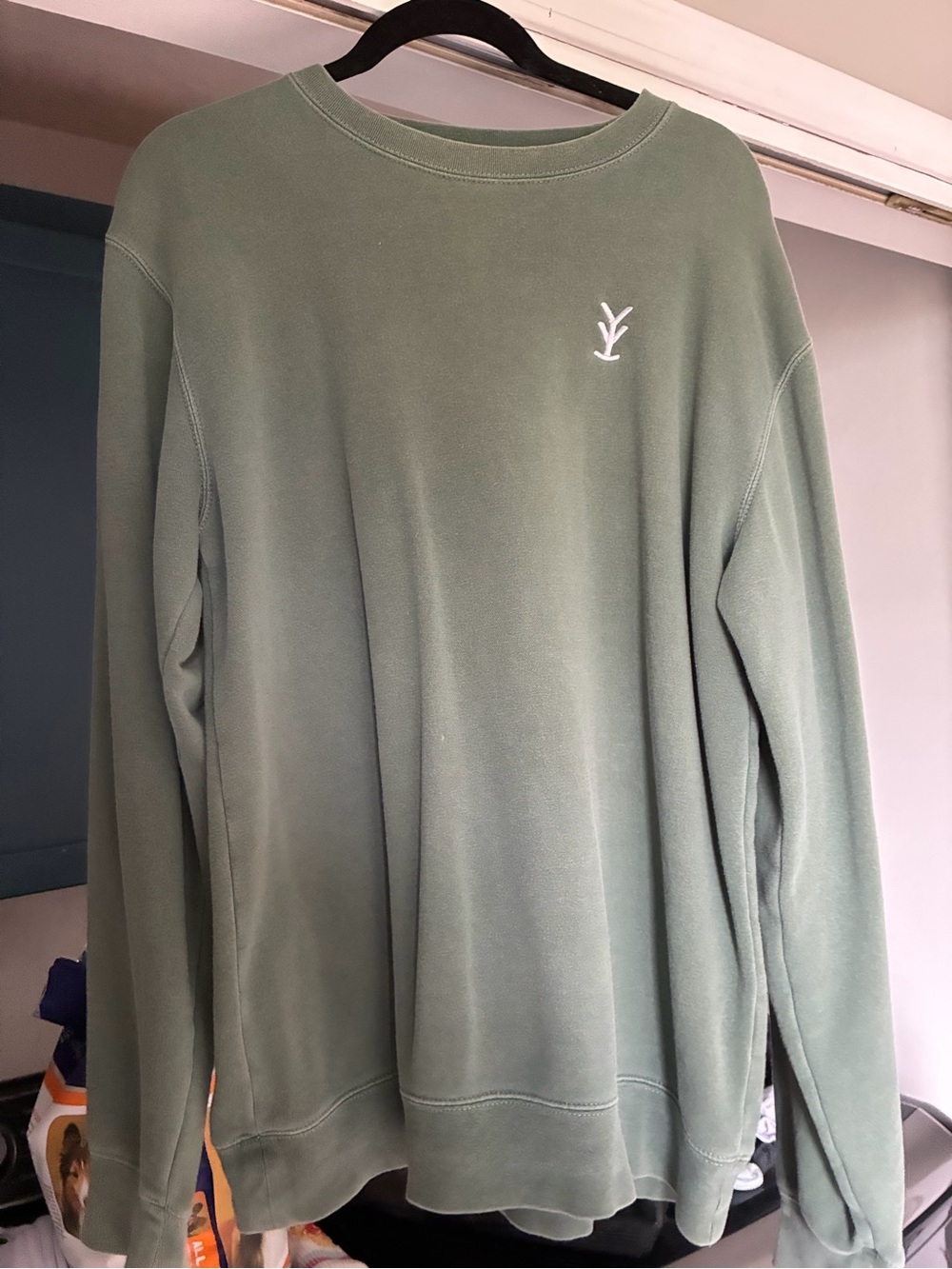Women’s Hunter Green Yee Yee Nation Crewneck Sweater - Independent Trading Co.